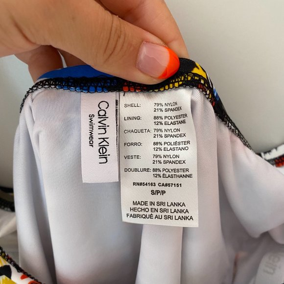 Calvin Klein One Piece Swim Suit - Picture 9 of 11